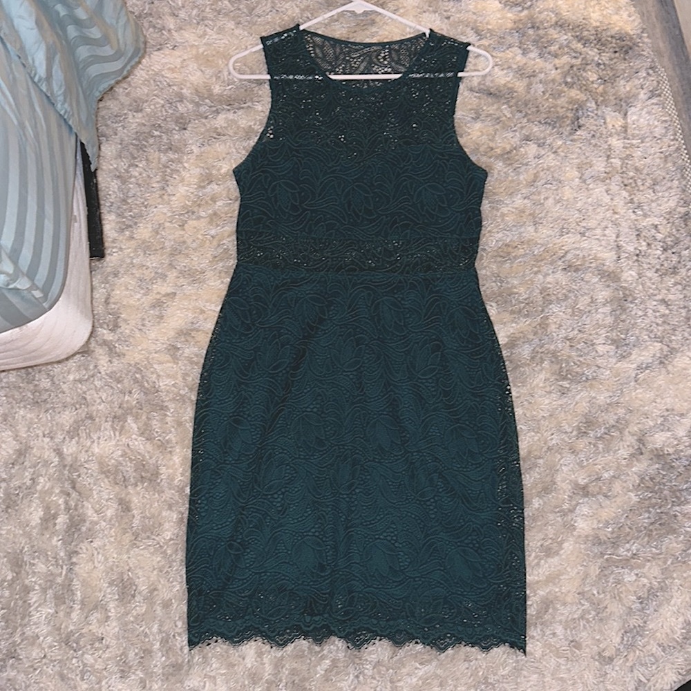EXPRESS teal mini dress, excellent condition